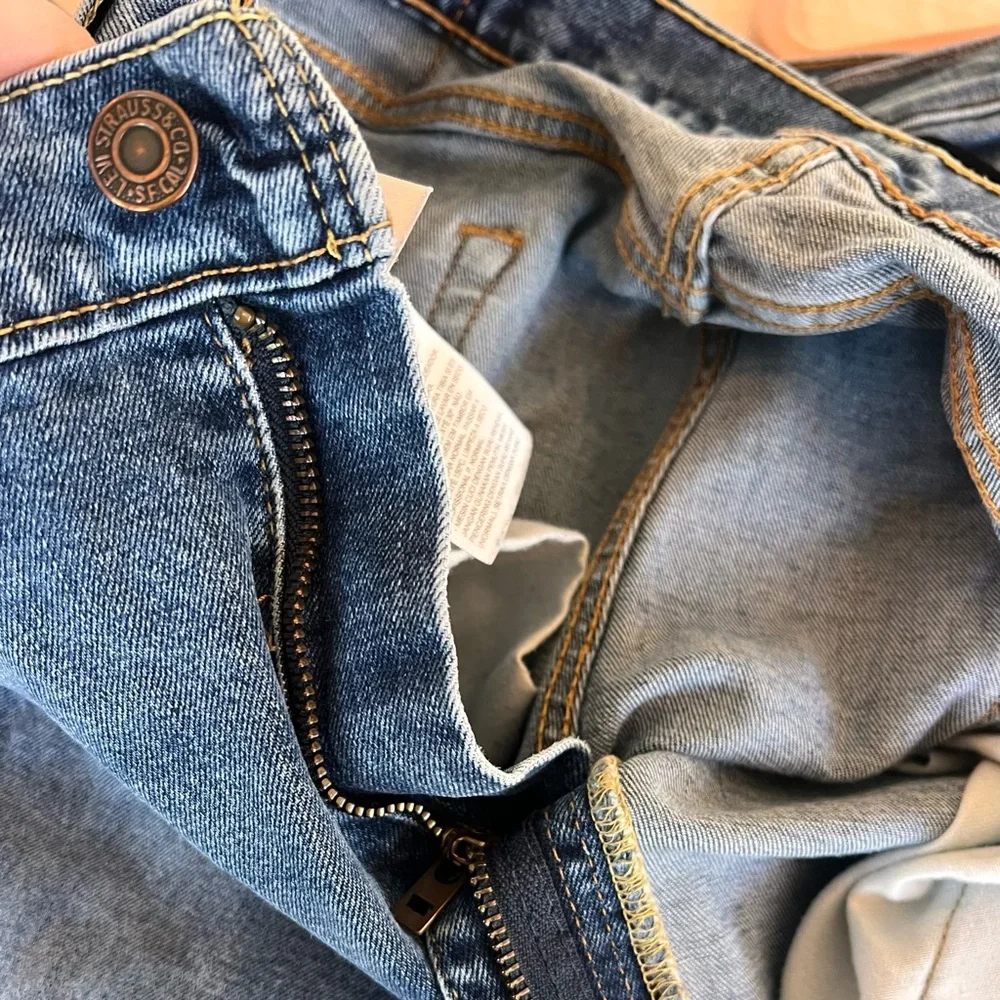 MEN’s CLASSIC STRAIGHT LEG 505 34/30 ZIP-FLY MEDIUM‎ BLUE WASH CASUAL JEANS EUC